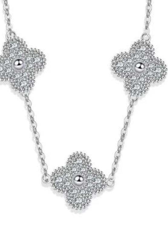 Long Clover Necklace Necklace