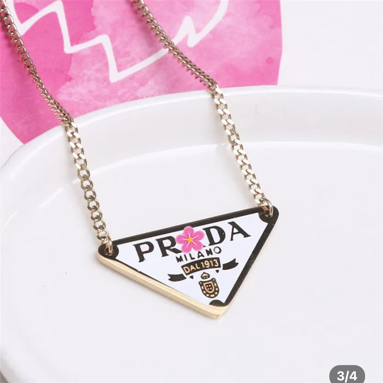 Colorful Panda Necklace