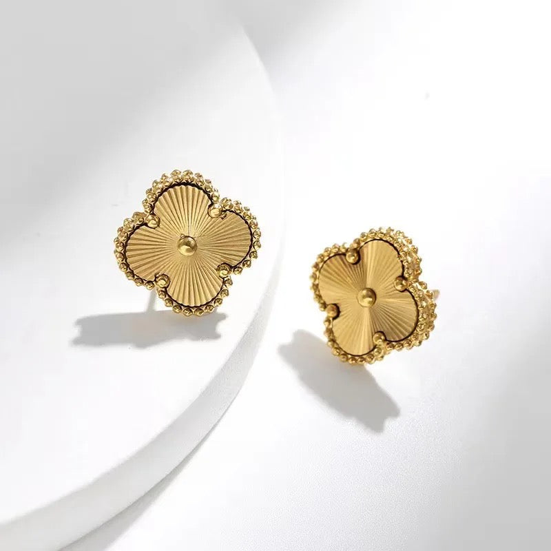 Lucky Clover Stud Earrings