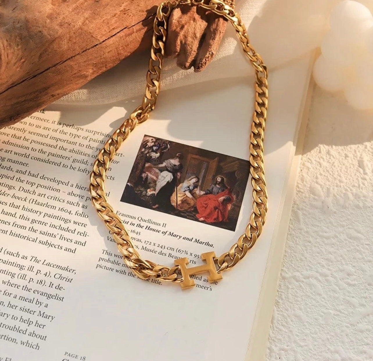 Big H Energy Chunky Choker Necklace