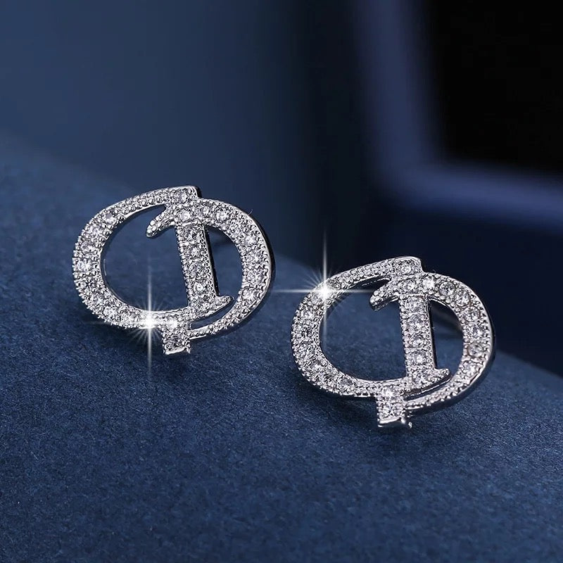 Cease and Desist Rhinestone Earrings