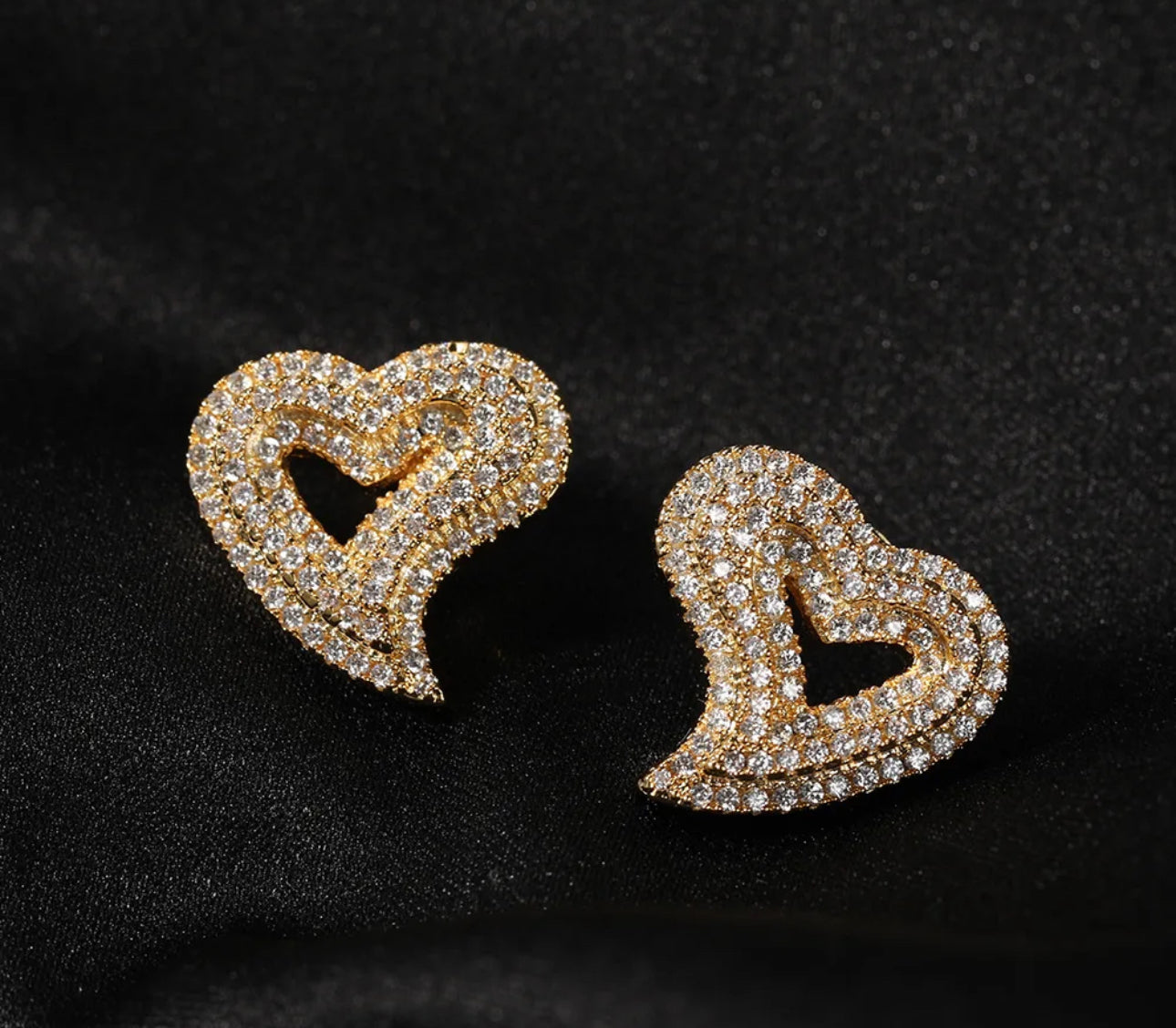 Hole in My Heart Stud Earrings