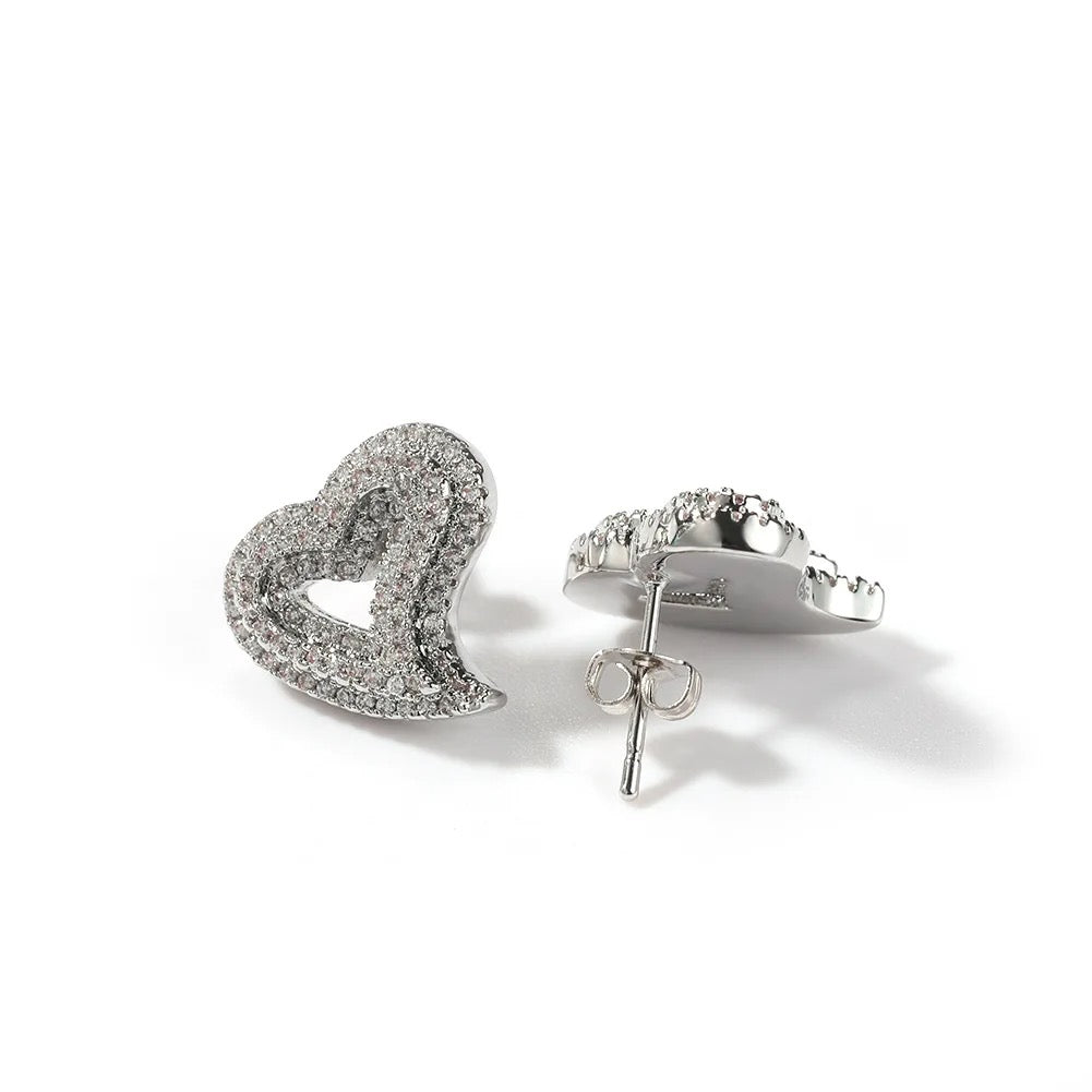 Hole in My Heart Stud Earrings