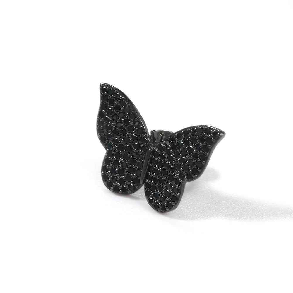 Matte Butterfly Stud Earrings