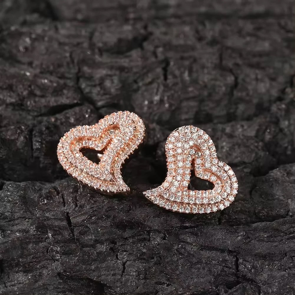 Hole in My Heart Stud Earrings