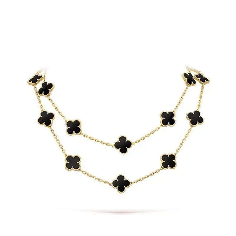 Long Clover Necklace Necklace