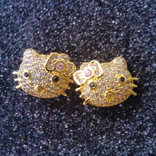 Hola Kitty Stud Earrings