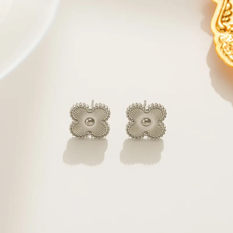 Lucky Clover Stud Earrings