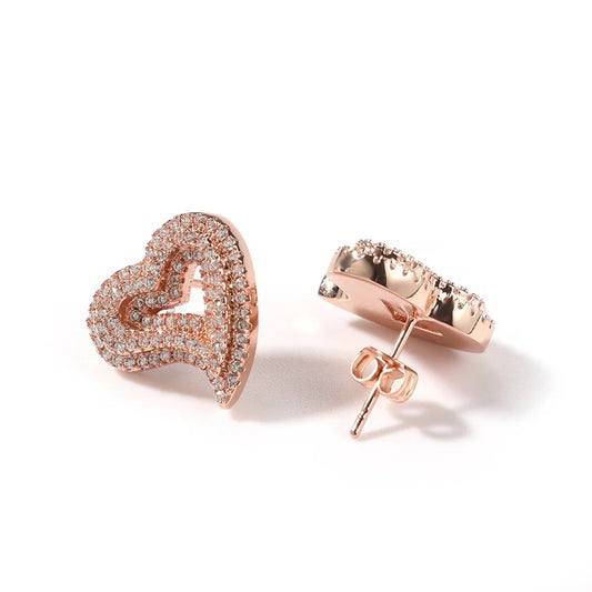 Hole in My Heart Stud Earrings