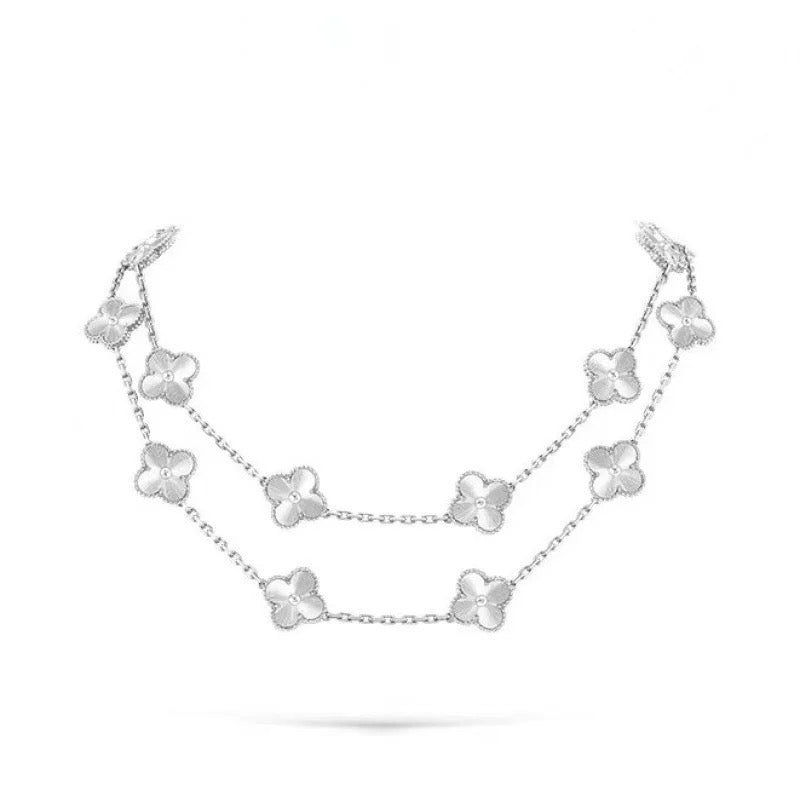 Long Clover Necklace Necklace