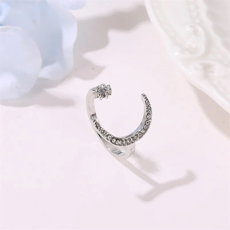 Moon Stars Dream Ring (Adjustable)