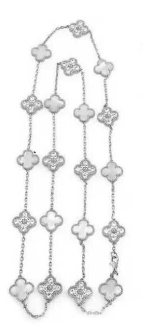Long Clover Necklace Necklace