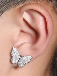 Matte Butterfly Stud Earrings