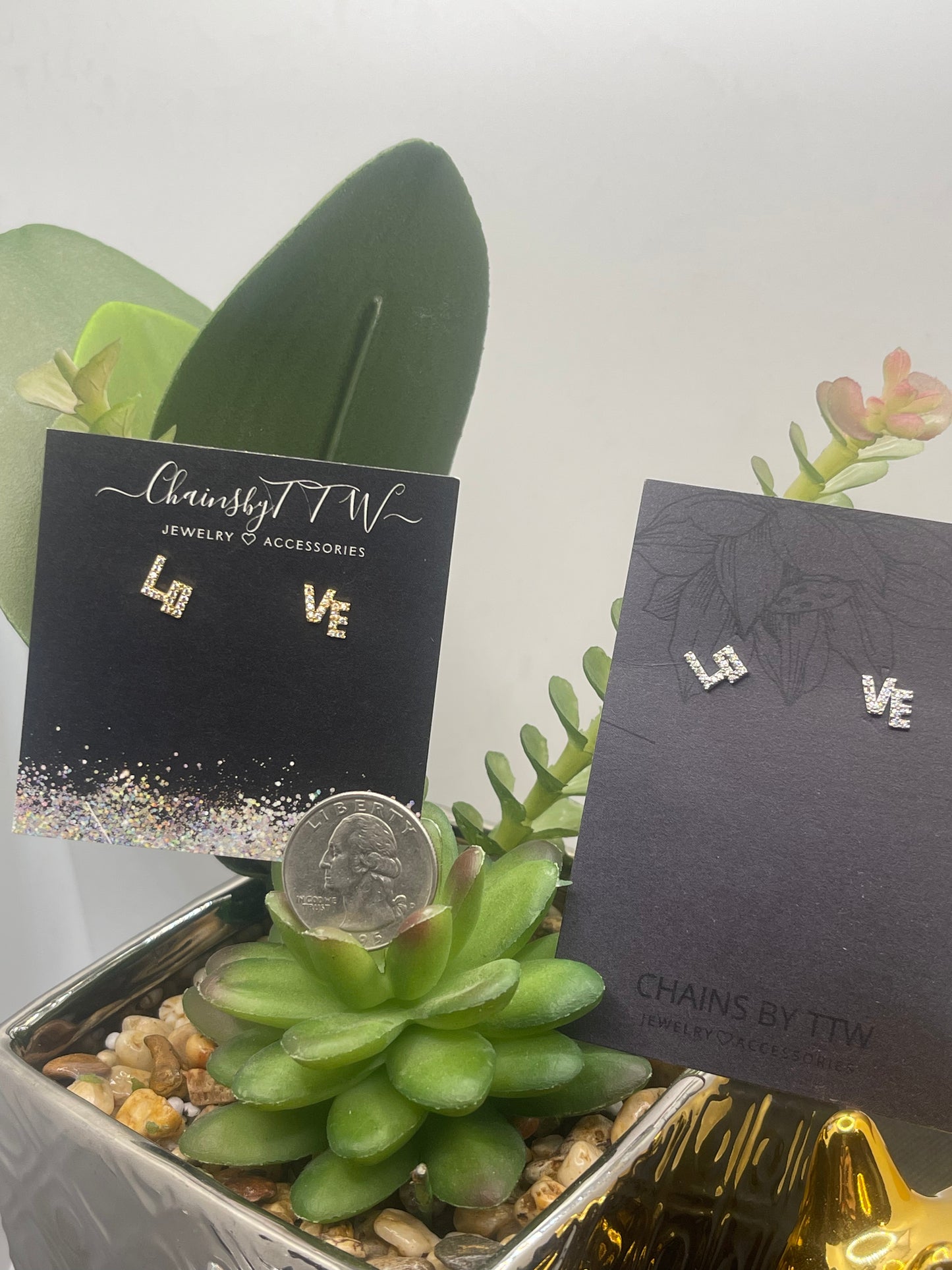 LO-VE Stud Earrings