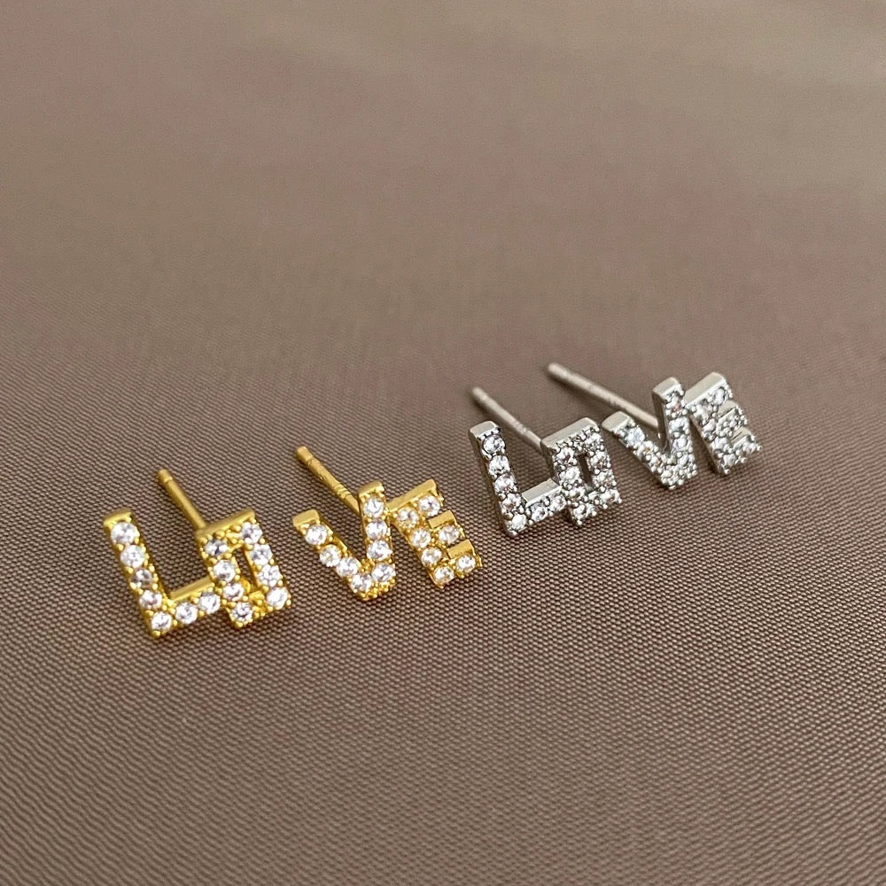 LO-VE Stud Earrings