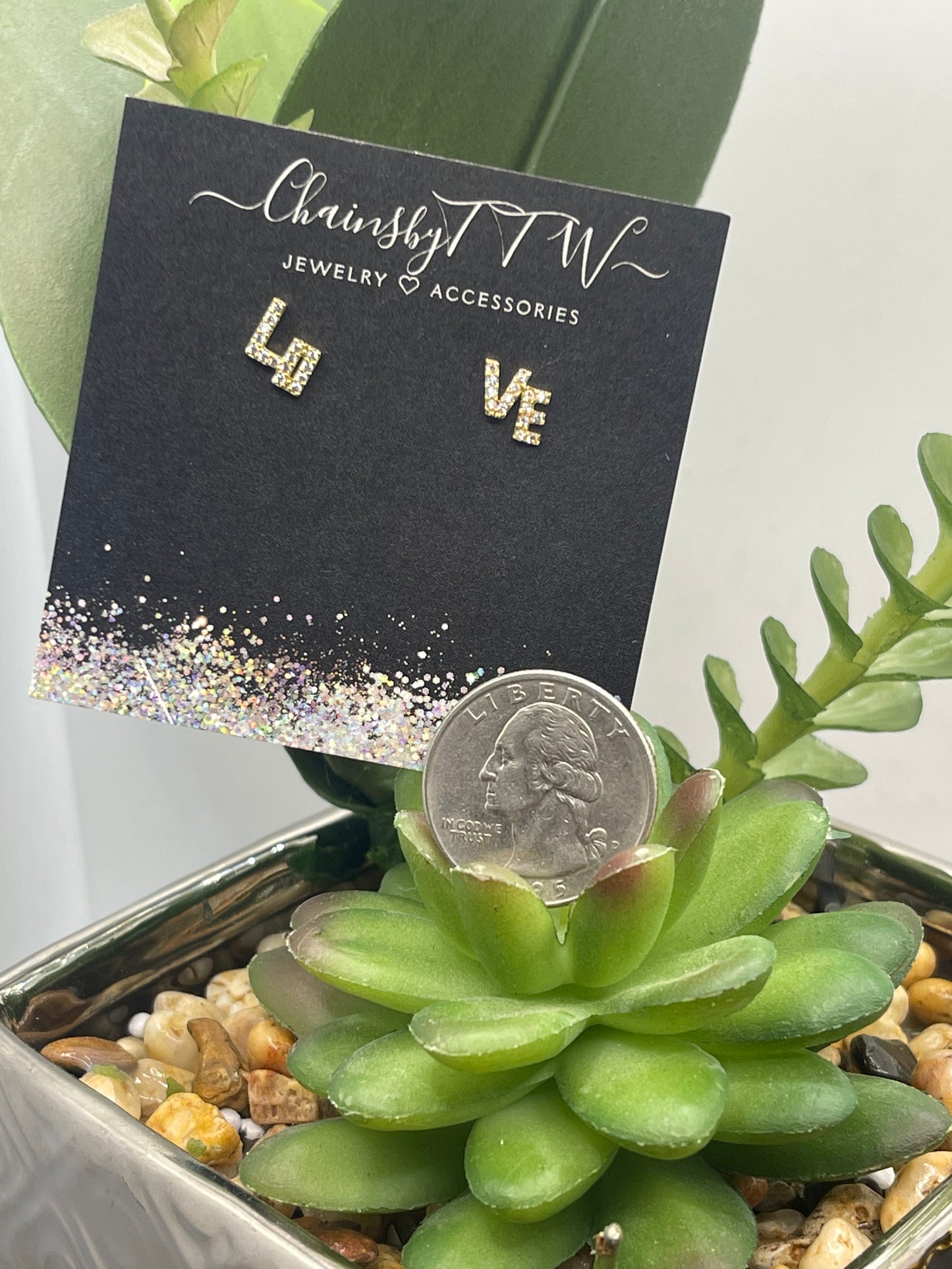 LO-VE Stud Earrings