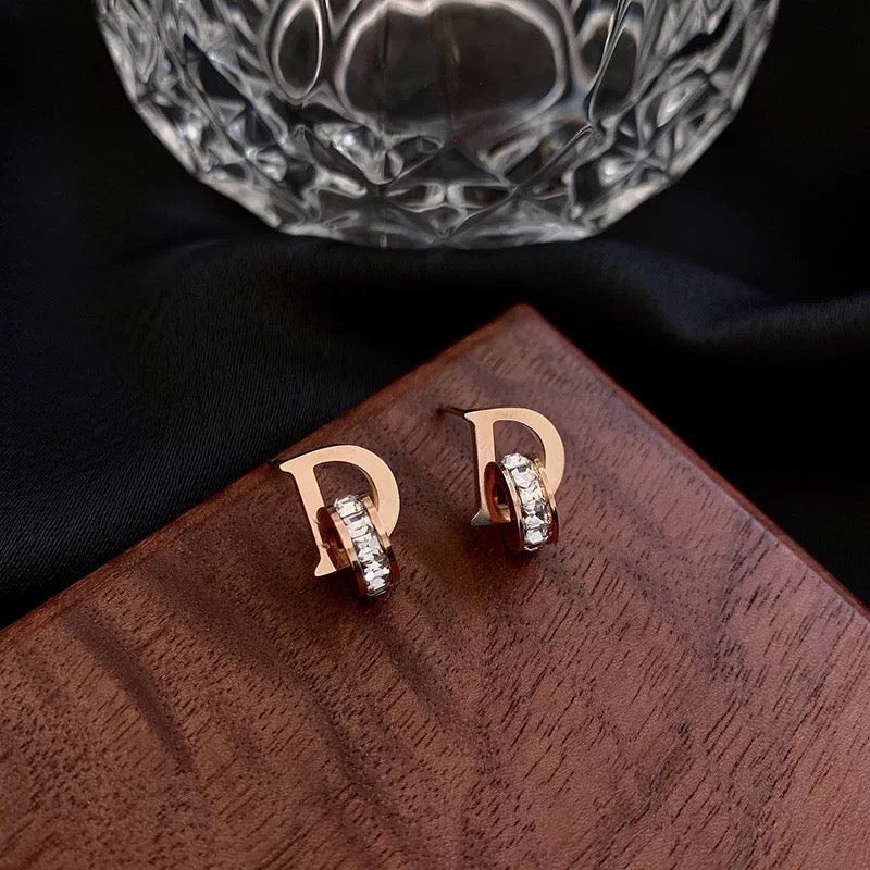Initial D Earrings