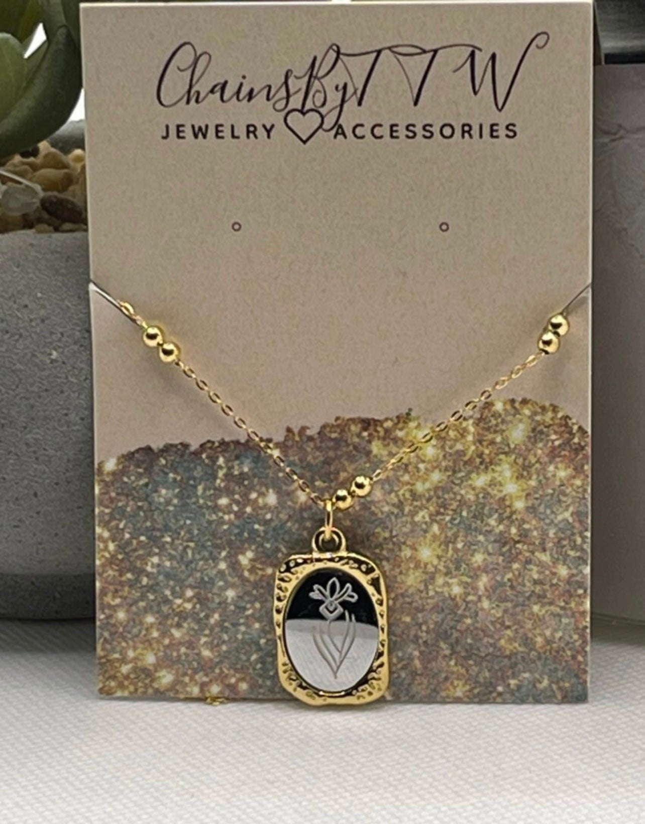 Gold Romantic Birth Flower Necklace