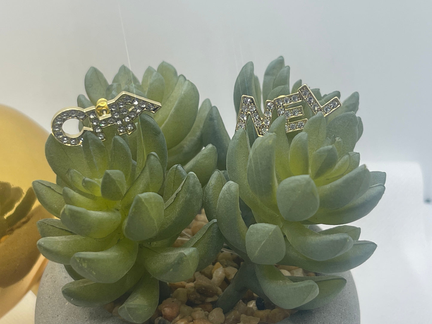Nelly Phrase Stud Earrings