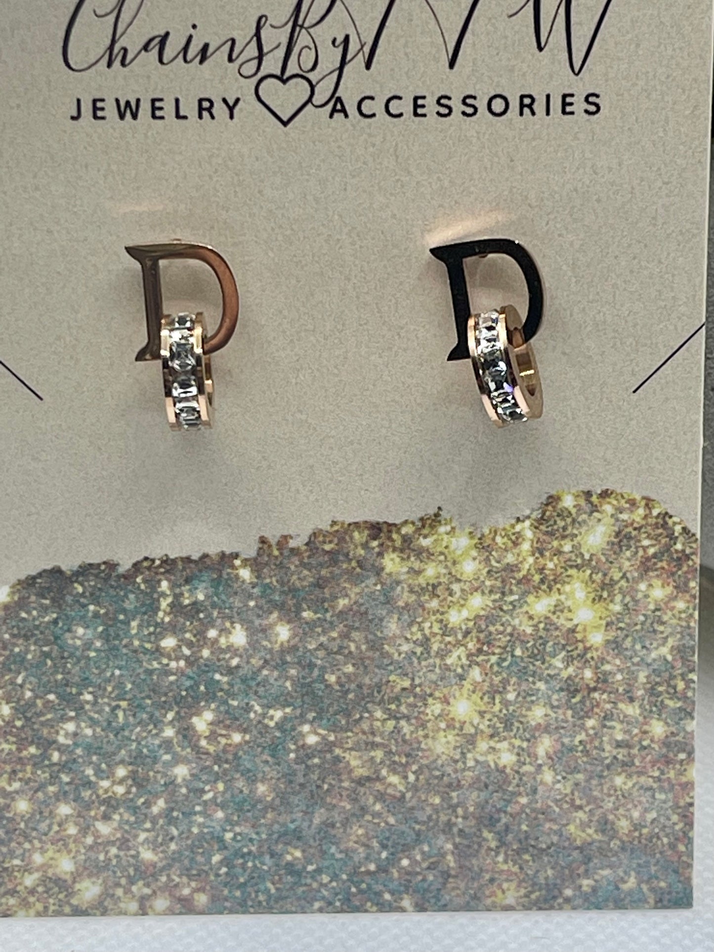 Initial D Earrings