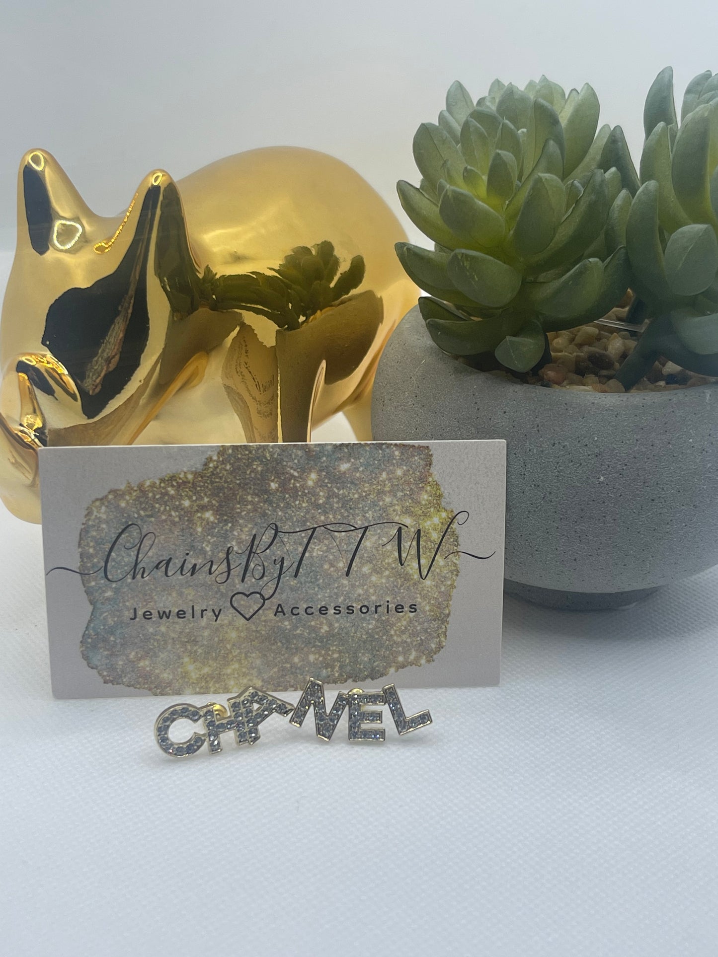Nelly Phrase Stud Earrings