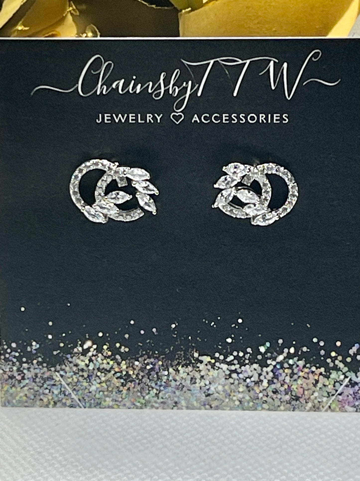 Flare Rhinestone Chrissy Earrings