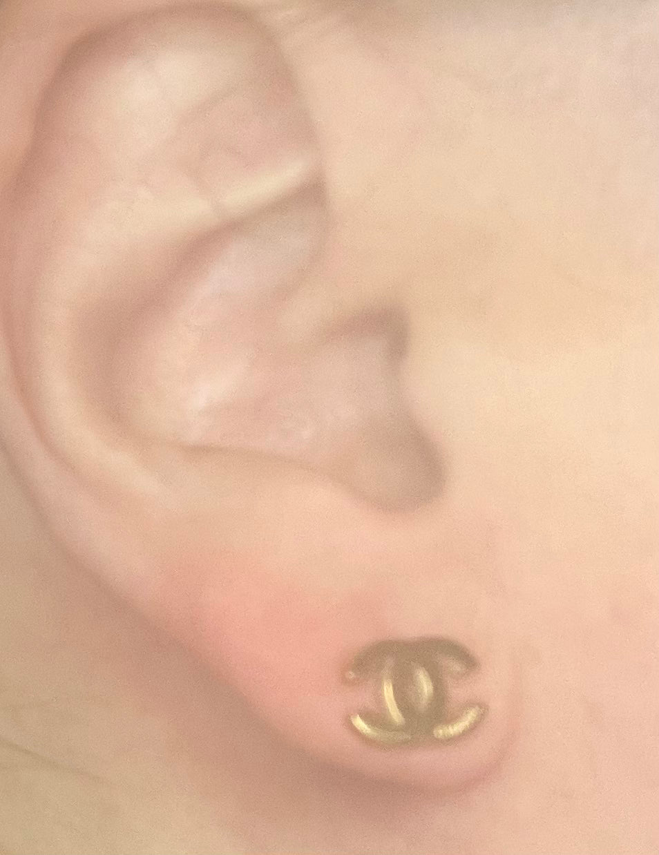 Mini Initial C is for Caring Earrings