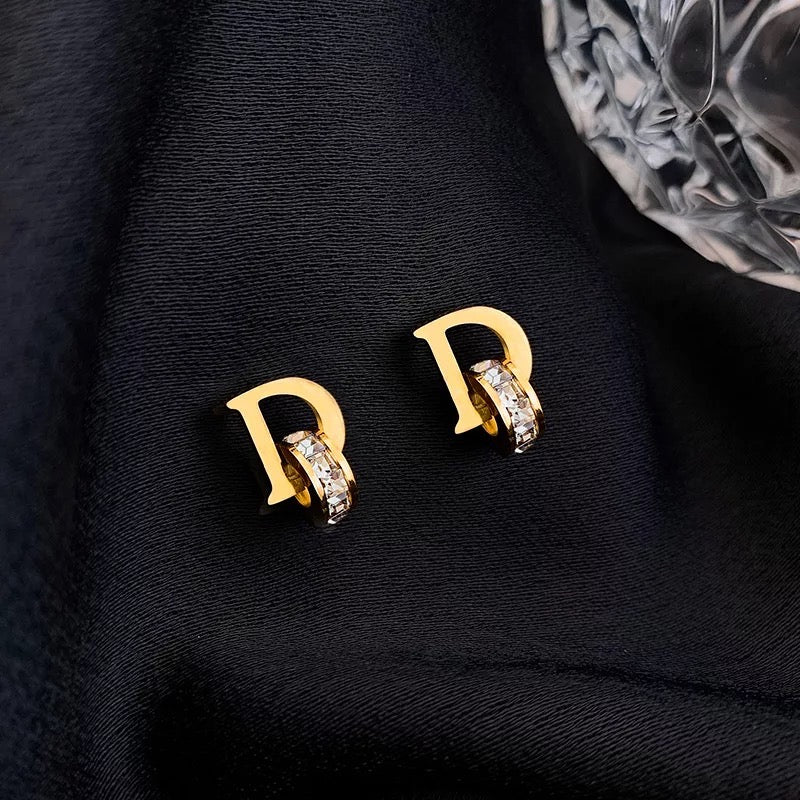 Initial D Earrings