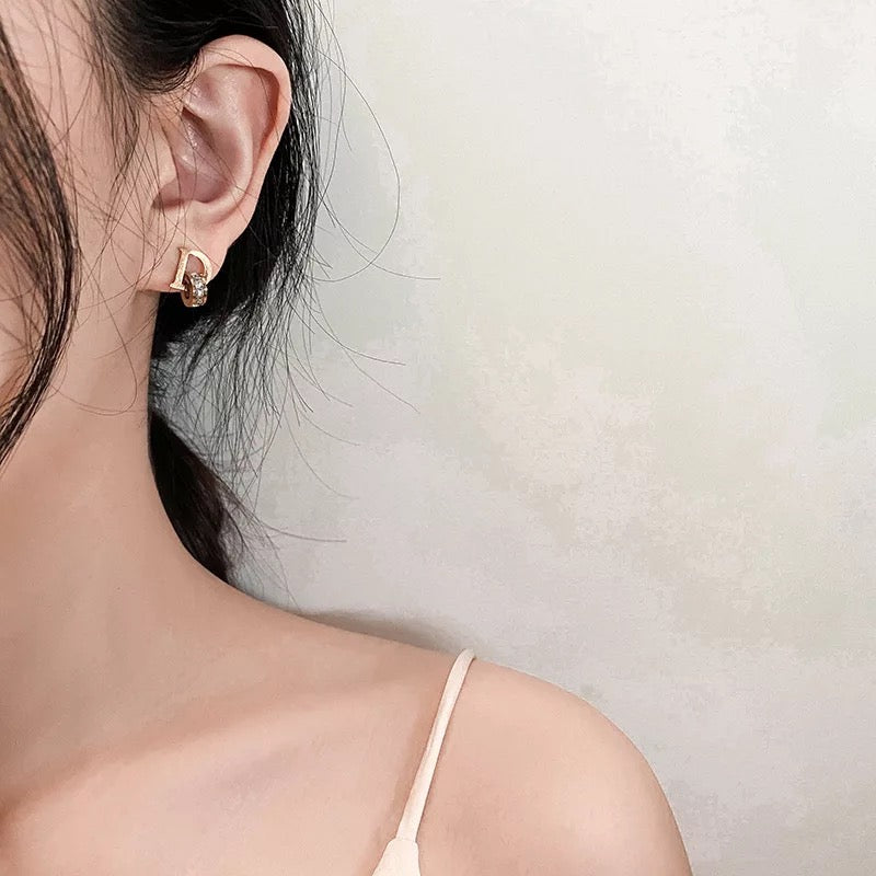 Initial D Earrings
