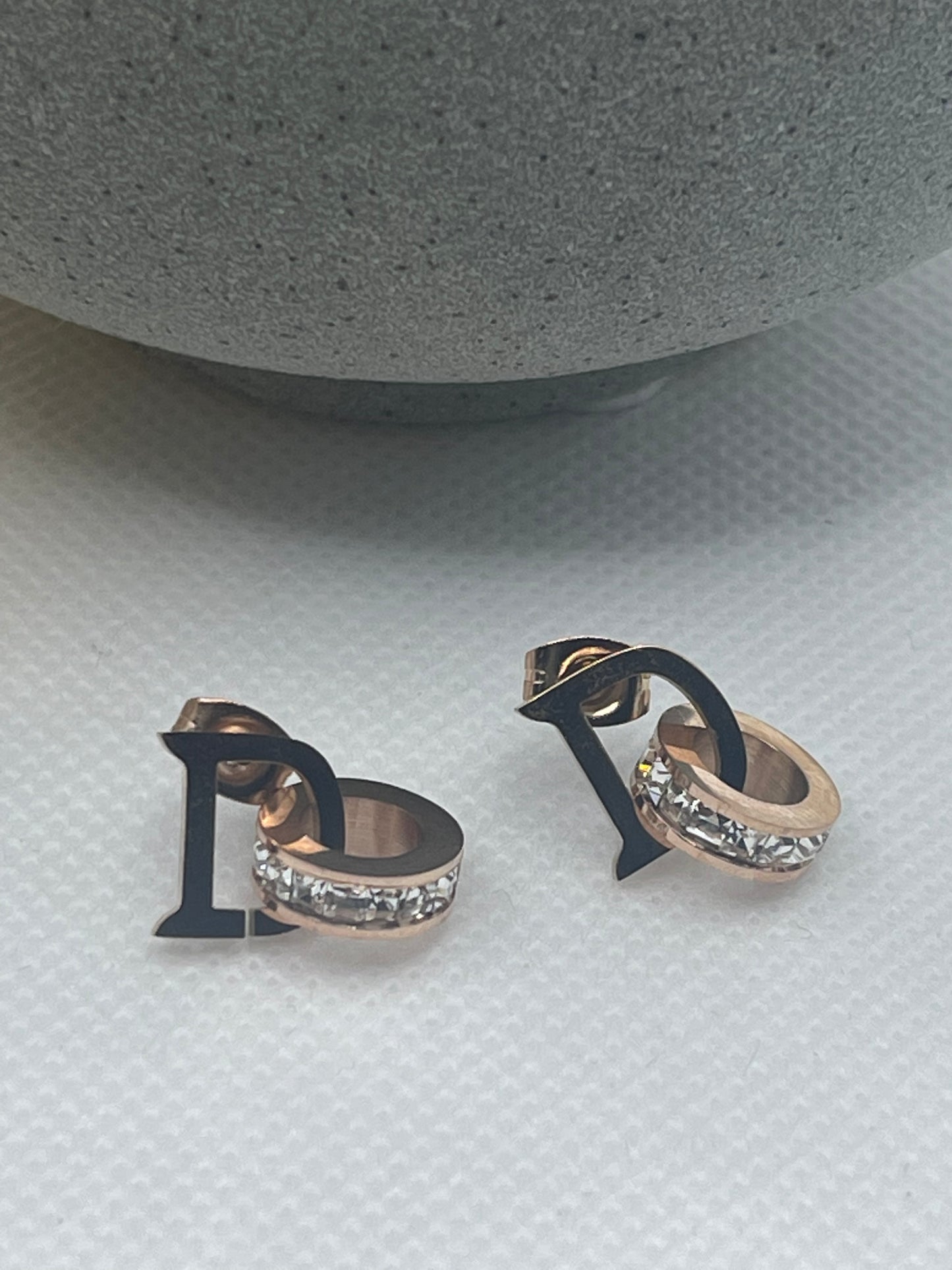 Initial D Earrings